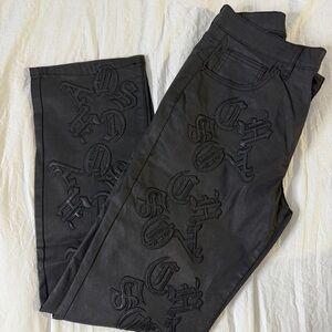 New CHAOS EMBROIDERY straight jeans